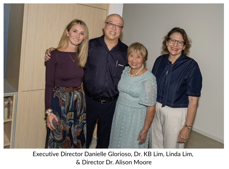 Lim Family & Stein Leadership - Dr. Alison Moore, Dr. KB Lim, Linda Lim, Danielle Glorioso